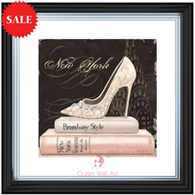 Glamour Shoe New York 55cm x 55cm - Outlet Wall Art