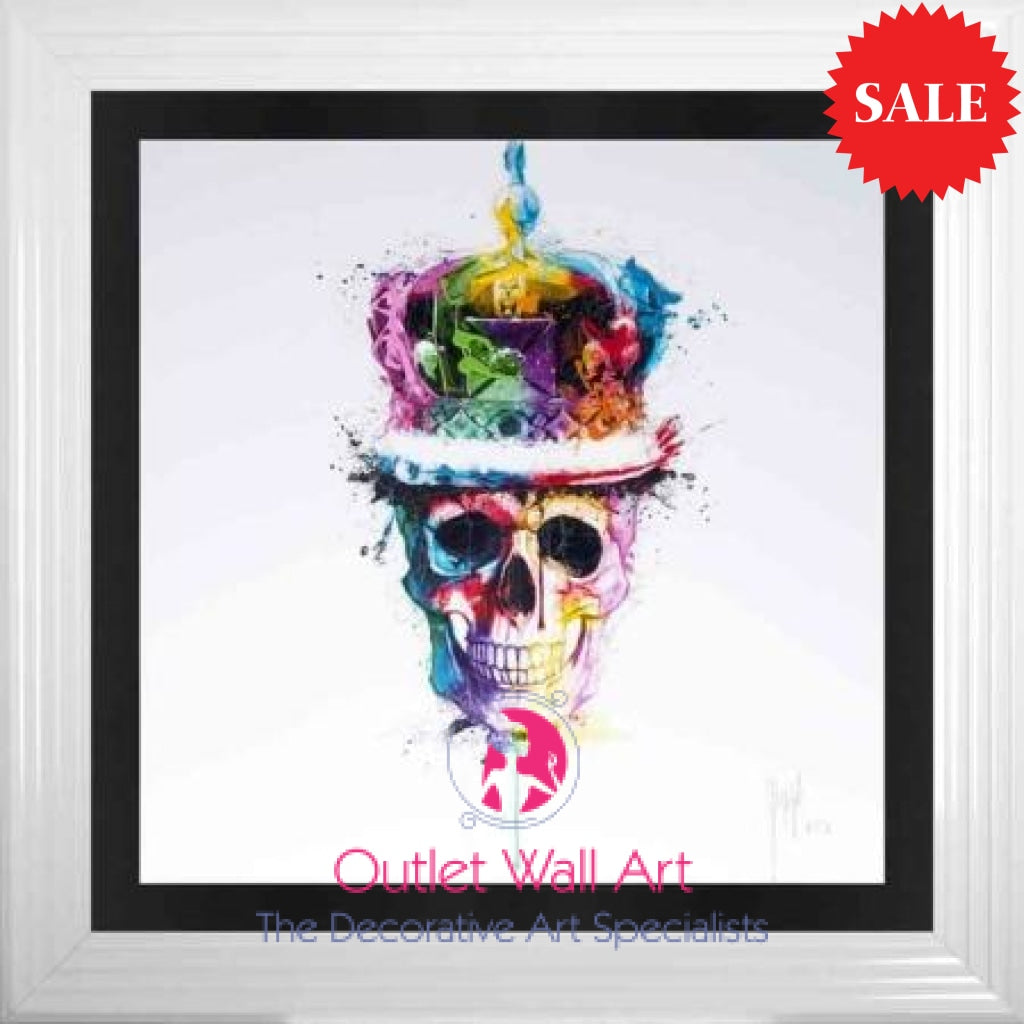 Patrice Murciano Crown Skull wall art - Outlet Wall Art