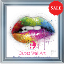 Patrice Murciano Rainbow Lips Wall Art