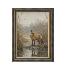 Moorland Fox Framed Wall Art  80cm x 60cm