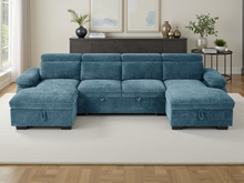 Hudson Sofabed Blue U Shape Corner - Outlet Wall Art
