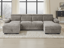Hudson Sofabed Grey U Shape Corner - Outlet Wall Art