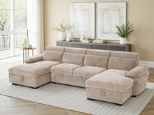 Hudson Sofabed Beige U Shape Corner - Outlet Wall Art