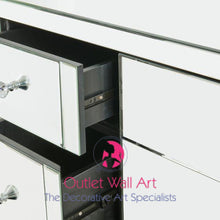 7 Draw Classic Mirrored Dressing Table