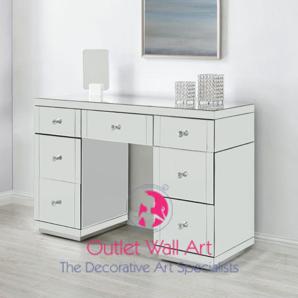 white christmas dresses 7 draw Classic Mirrored Dressing Table