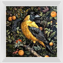ORANGE TREE BALTIMORE ORIOLE WALL ART 85cm x 85cm
