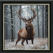 STAG IN THE WOODS WALL ART 85cm x 85cm