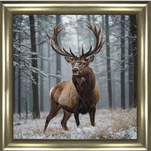 STAG IN THE WOODS WALL ART 85cm x 85cm