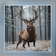 STAG IN THE WOODS WALL ART 85cm x 85cm