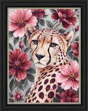 Floral Leopard 2 Wall Art 95cm x 75cm