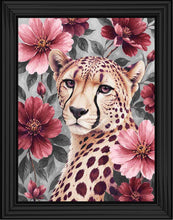 Floral Leopard 2 Wall Art 95cm x 75cm