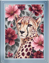 Floral Leopard 2 Wall Art 95cm x 75cm