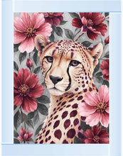 Floral Leopard 2 Wall Art 95cm x 75cm