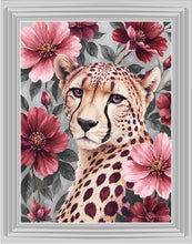 Floral Leopard 2 Wall Art 95cm x 75cm