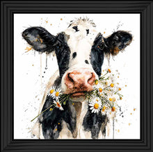 Daisy Cow Wall Art 85cm x 85cm