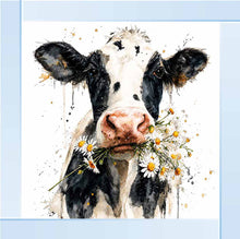 Daisy Cow Wall Art 85cm x 85cm