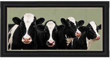 FRIESIAN COWS WALL ART 114cm x 64cm