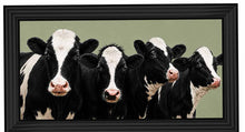 FRIESIAN COWS WALL ART 114cm x 64cm
