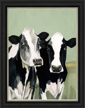 Pair of Field Cows Wall Art 95cm x 75cm