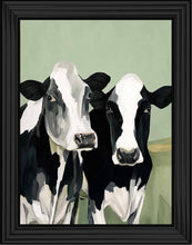 Pair of Field Cows Wall Art 95cm x 75cm