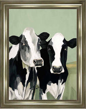 Pair of Field Cows Wall Art 95cm x 75cm