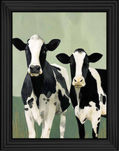 Pair of Field Cows 2 Wall Art 95cm x 75cm