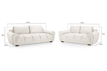 Azzuro Sofa Cream 3+2 Set