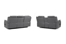 Galaxy Tech Electric Recliner Sofa Grey 3+2 Set