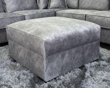 Serena Sofa Grey Footstool - Outlet Wall Art
