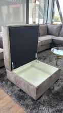 Serena Sofa Brown Footstool - Outlet Wall Art