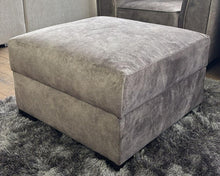 Serena Sofa Brown Footstool - Outlet Wall Art