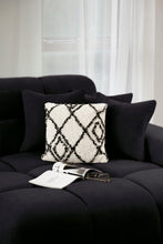 Jacob Sofa Black Right Hand Facing Corner