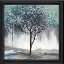 BLUE TREE WALL ART 85cm x 85cm