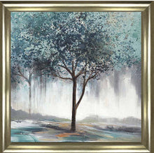 BLUE TREE WALL ART 85cm x 85cm