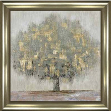 CRACK TEXTURED TREE WALL ART 85cm x 85cm