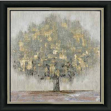 CRACK TEXTURED TREE WALL ART 85cm x 85cm