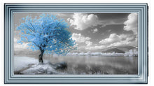 BLUE TREE LANDSCAPE WALL ART 114cm x 64cm (Copy)