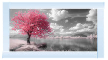 PINK TREE LANDSCAPE WALL ART 114cm x 64cm