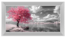 PINK TREE LANDSCAPE WALL ART 114cm x 64cm
