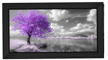 PURPLE TREE LANDSCAPE WALL ART 114cm x 64cm