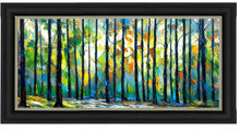 REFLECTIVE FOREST WALL ART 114cm x 64cm