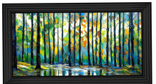 REFLECTIVE FOREST WALL ART 114cm x 64cm
