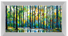 REFLECTIVE FOREST WALL ART 114cm x 64cm
