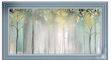 MISTY SPARKLE FOREST WALL ART 114cm x 64cm