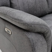 Leon Electric Recliner Sofa Grey 2 Seater