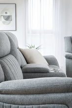 Linden Electric Recliner Sofa Grey 2 Seater