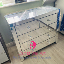 Diamond Crush Top 5 Draw Large Chest In Silver