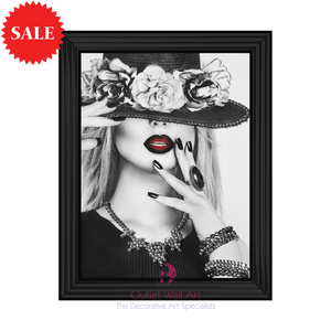 Milan Pose 1 choice of frames Frame 95cm x 75cm - Outlet Wall Art