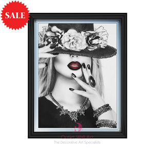 Milan Pose 1 choice of frames Frame 95cm x 75cm - Outlet Wall Art