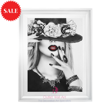 Milan Pose 1 choice of frames Frame 95cm x 75cm - Outlet Wall Art